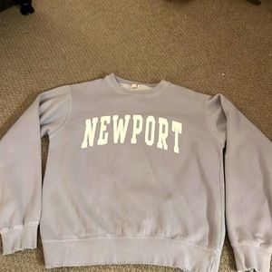 Brandy Melville Graphic Fleece Crewneck